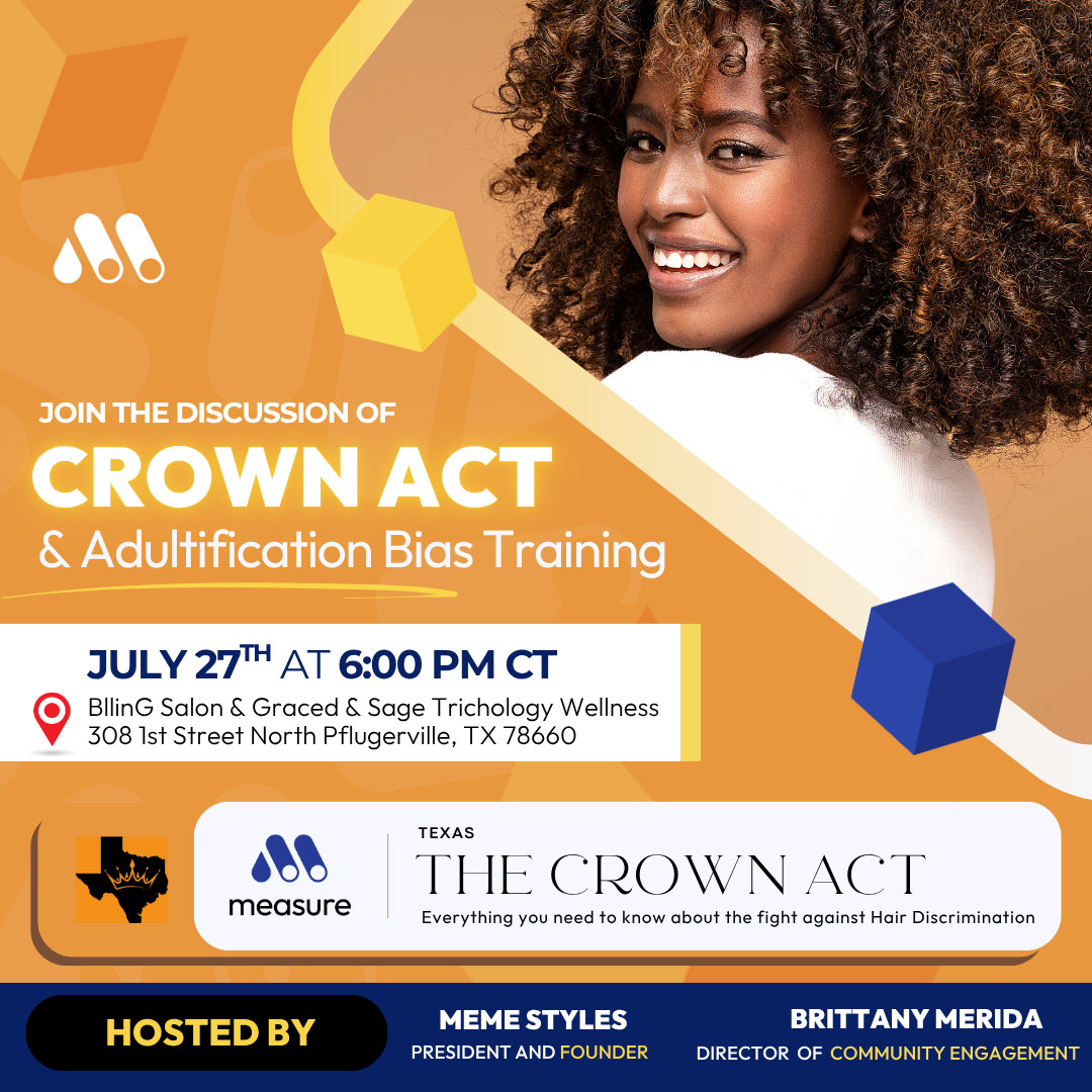 CROWN Act & Adultification Bias Training flyer