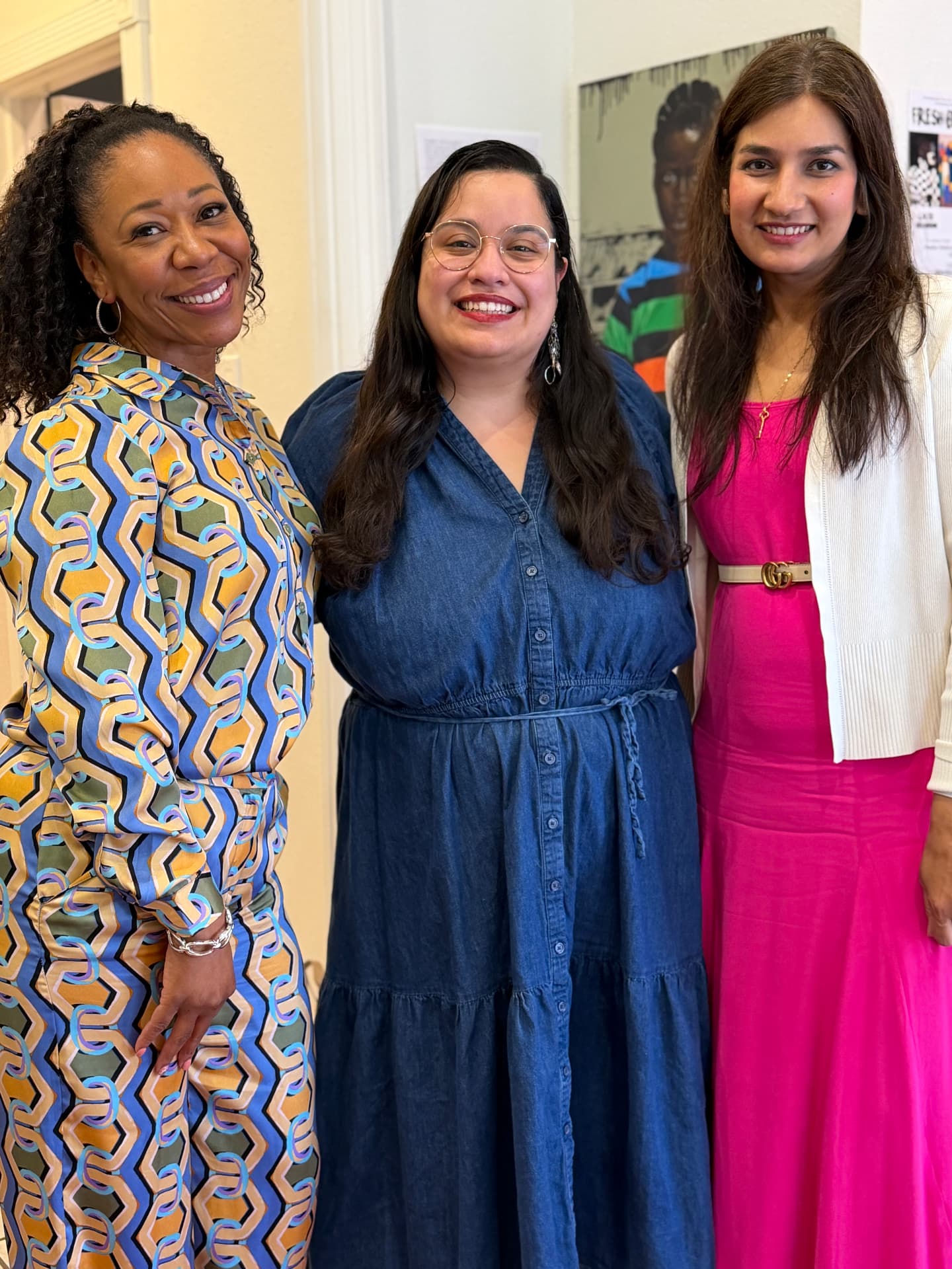 Measure staff and community partners together at a Measure event