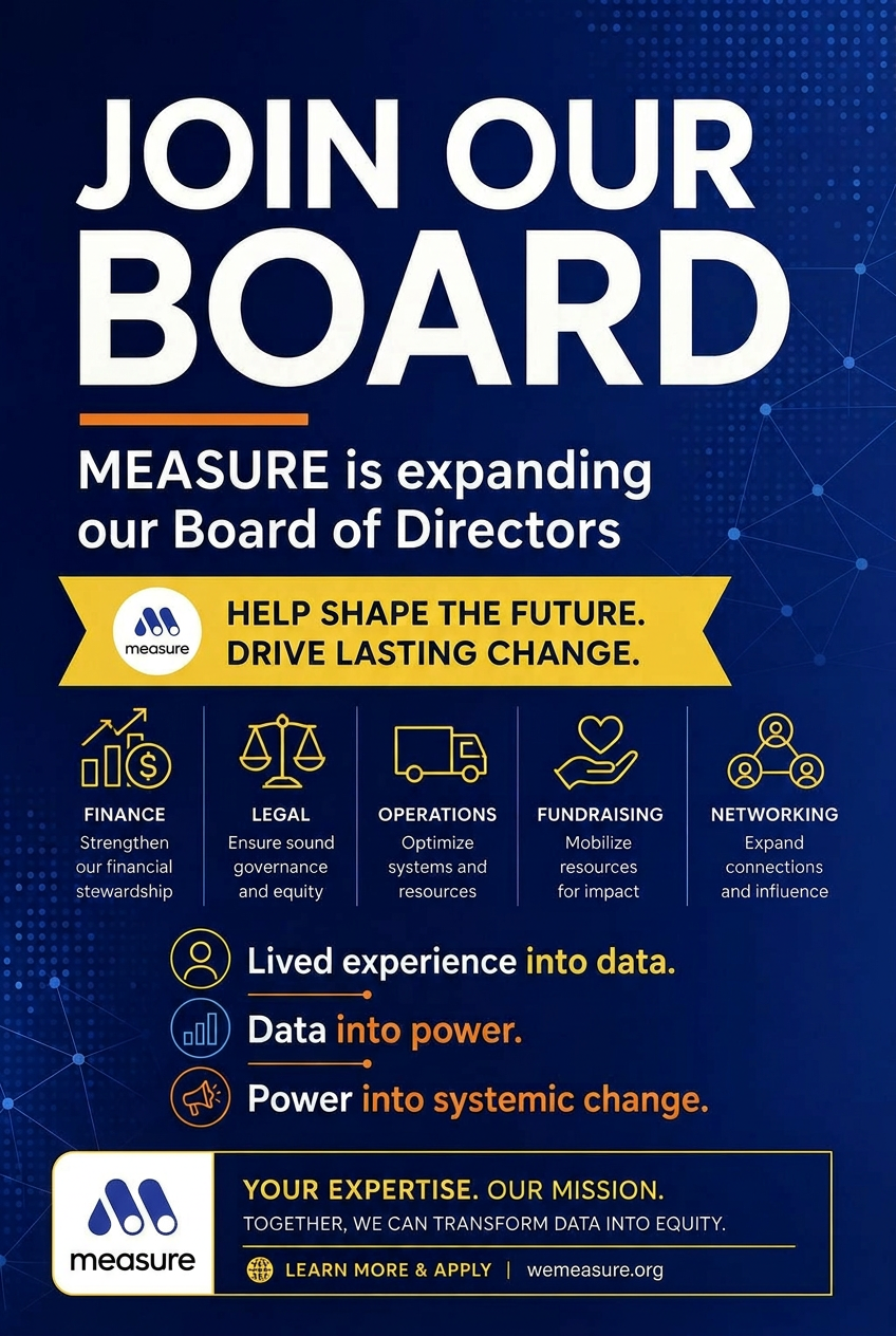 MEASURE is expanding its Board of Directors — join our board